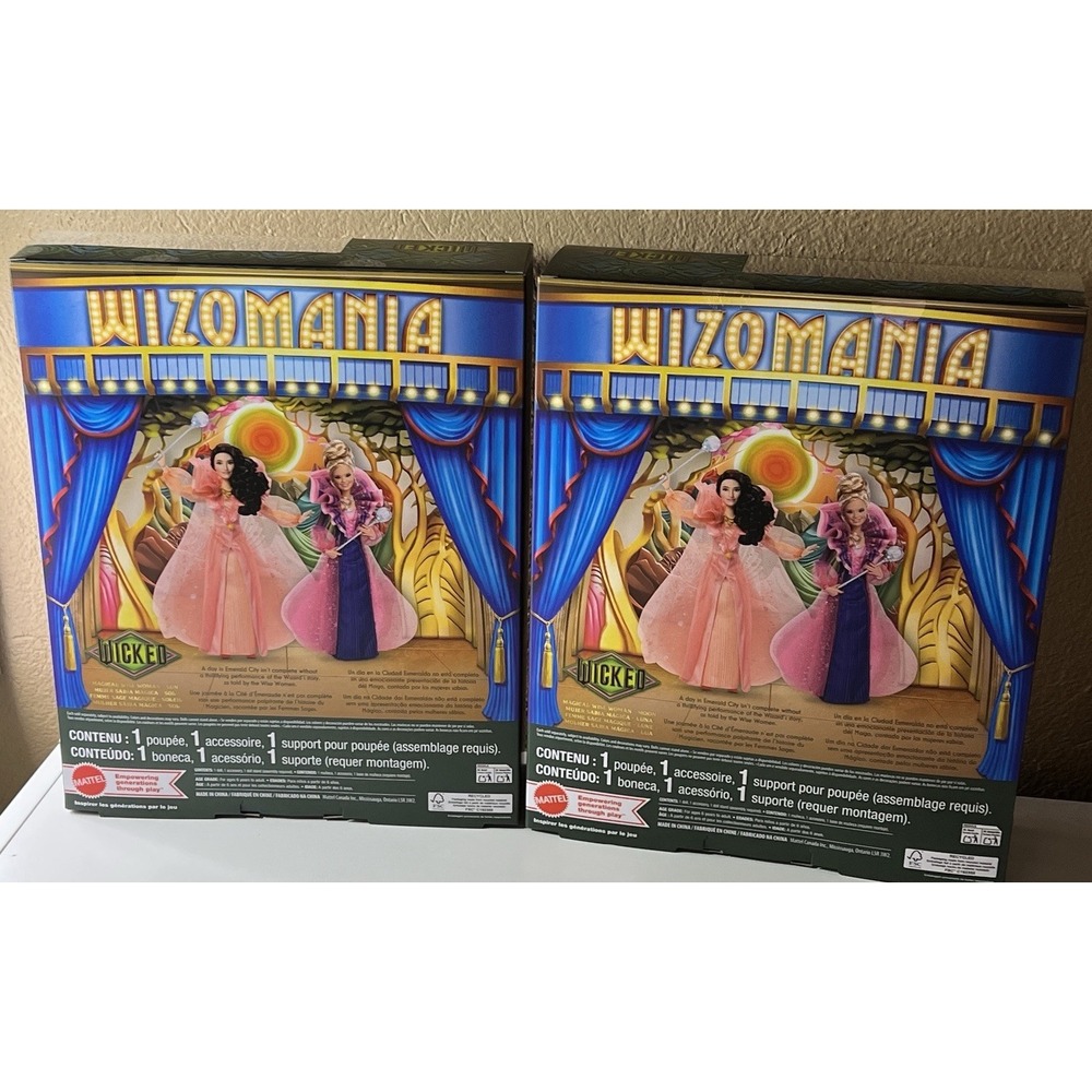 Wicked Dolls Magical Wise Women Duo Broadway Rare Collectable Mattel Brand New - Picture 6 of 16